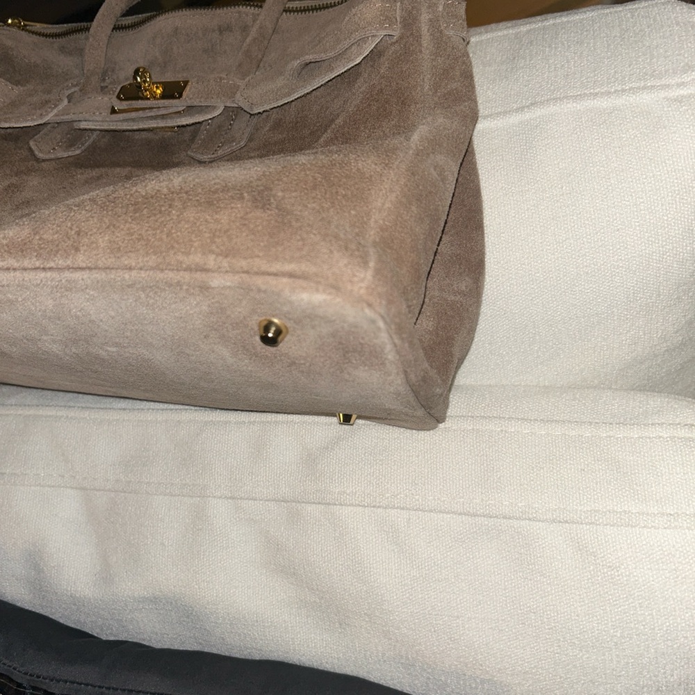 POEMIA ROMA GENUINE SUEDE HANDBAG - Picture 10 of 15